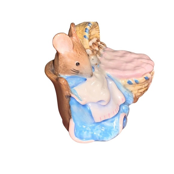 VTG  Beatrix Potter Figurine Hunca Munca 1951 Beswick England Frederick Warne - Picture 4 of 5